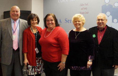 Jim Harron, AnnMarie Schultz, Mary Doherty, Pat Stoerrle and Bill Becker